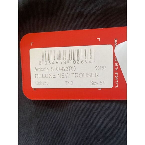 NWT Grand  Slam Genova Men’s Slim Fit Deluxe crew collection Blue Size 54 - Picture 2 of 10